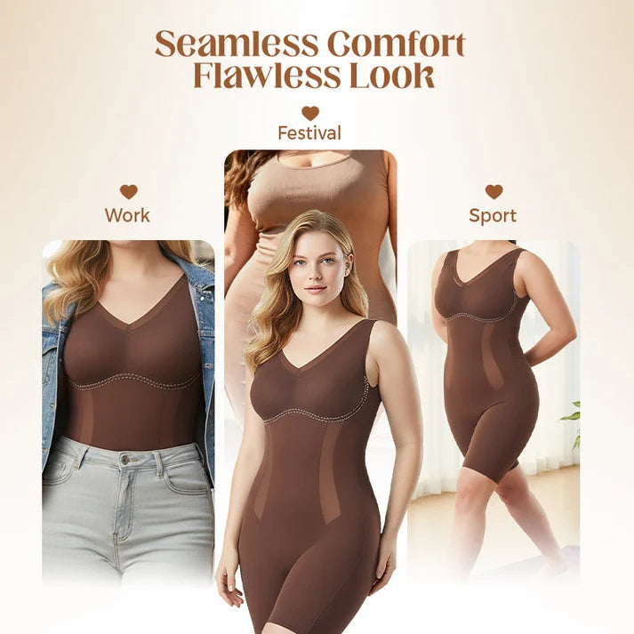 Tummy Tuck & Hip Lift Traceless One-piece Shapewear | Natural Lift & Seamless Comfort