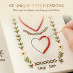 Embroidery Stitch Book for Moms and Kids