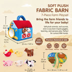 Plush Farm Animal Set with Sounds