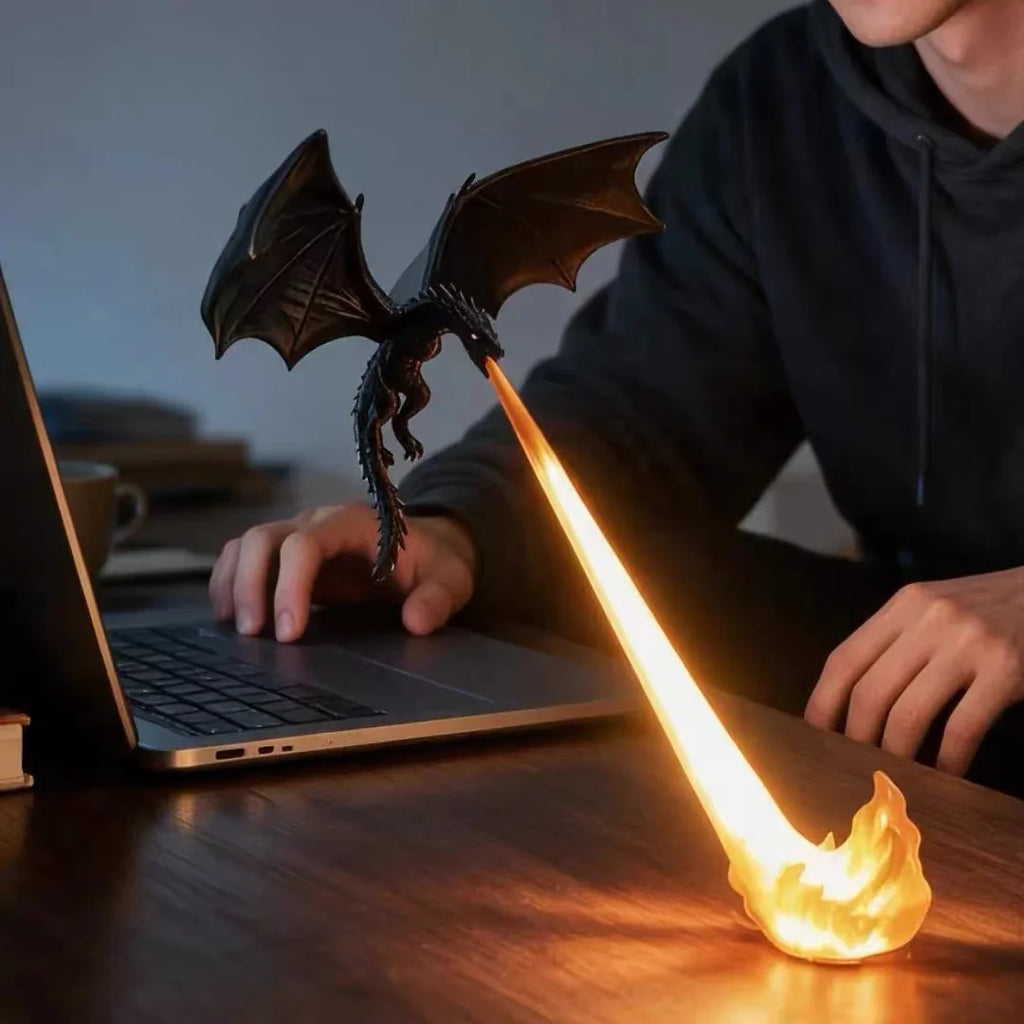 Dragon Breath Night Light Decor