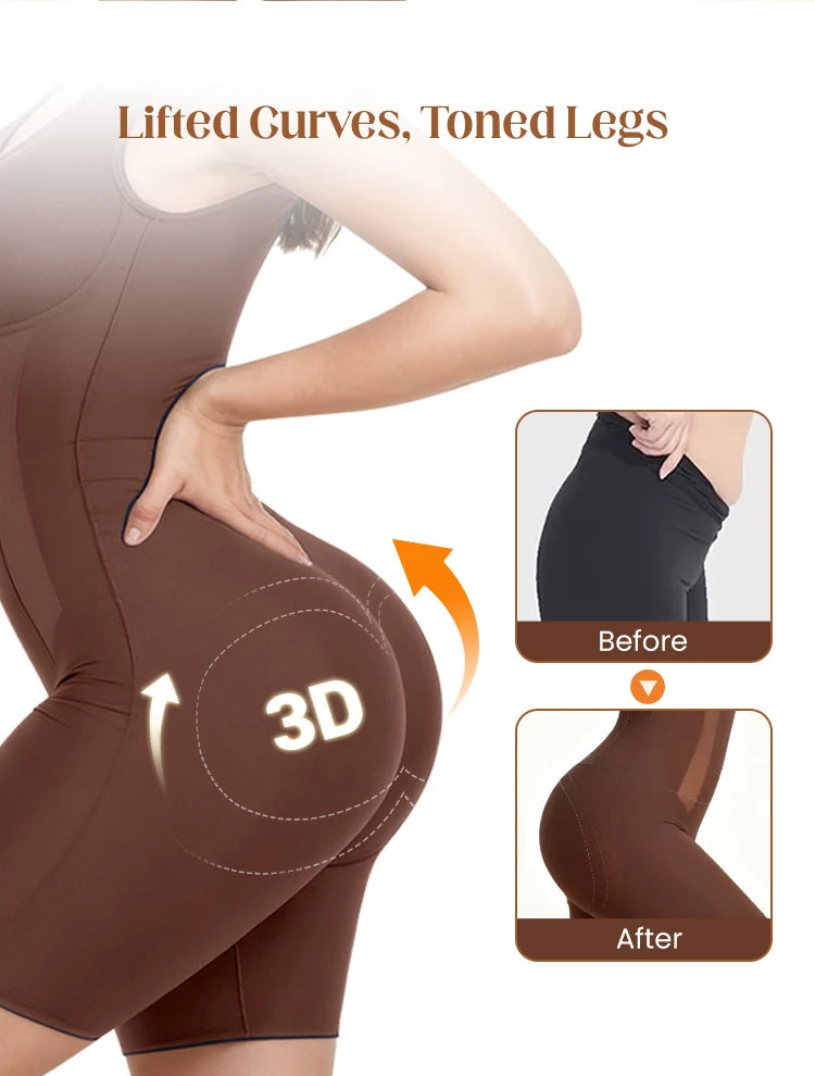 Tummy Tuck & Hip Lift Traceless One-piece Shapewear | Natural Lift & Seamless Comfort