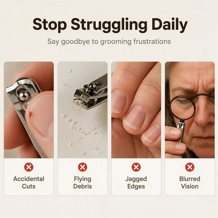 2-in-1 rechargeable Nail Clipper | No Cuts Guaranteed | FREE Nail Filer Set