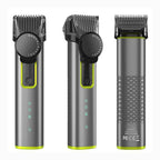4-in-1 electric grooming set with replaceable trimmer heads | Full Body Grooming | 100% Cut-Free